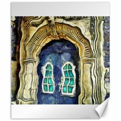 Luebeck Germany Arched Church Doorway Canvas 20  X 24   by karynpetersart