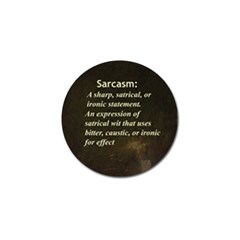 Sarcasm  Golf Ball Marker (10 Pack) by LokisStuffnMore