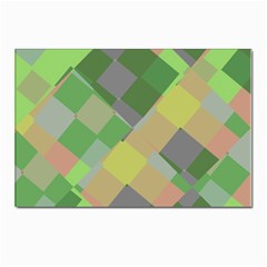 Squares And Other Shapes Postcard 4 x 6  (pkg Of 10) by LalyLauraFLM