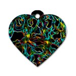 Soul Colour Dog Tag Heart (One Side) Front