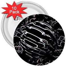 Alien Ball 3  Buttons (10 Pack)  by InsanityExpressed