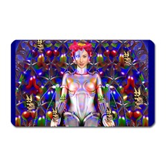Robot Butterfly Magnet (rectangular) by icarusismartdesigns