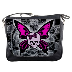 Skull Butterfly Messenger Bags