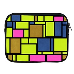 Squares And Rectangles Apple Ipad 2/3/4 Zipper Case by LalyLauraFLM