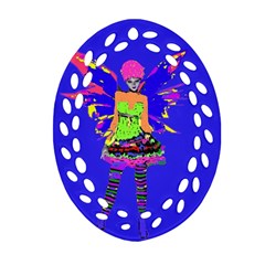 Fairy Punk Ornament (oval Filigree)  by icarusismartdesigns