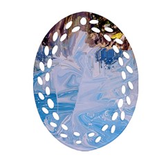 Splash 4 Ornament (oval Filigree)  by icarusismartdesigns