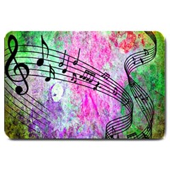 Abstract Music  Large Doormat 