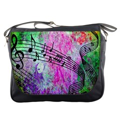 Abstract Music  Messenger Bags