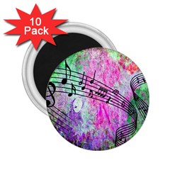 Abstract Music 2 2 25  Magnets (10 Pack) 