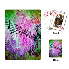 Abstract Music 2 Playing Card