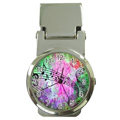 Abstract Music 2 Money Clip Watches
