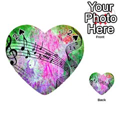 Abstract Music 2 Playing Cards 54 (heart) 