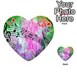 Abstract Music 2 Playing Cards 54 (Heart)  Front - DiamondJ