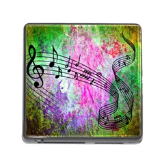 Abstract Music 2 Memory Card Reader (square)