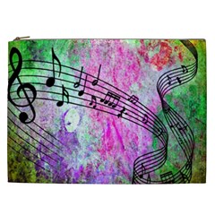 Abstract Music 2 Cosmetic Bag (xxl) 