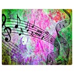 Abstract Music 2 Double Sided Flano Blanket (Medium)  60 x50  Blanket Front