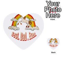 Best  Dad  Ever  Multi-purpose Cards (heart)  by redcow