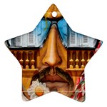 Graffiti Sunglass Art Star Ornament (Two Sides) 