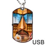 Graffiti Sunglass Art Dog Tag USB Flash (One Side)