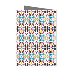Colorful Dots Pattern Mini Greeting Cards (pkg Of 8) by LalyLauraFLM