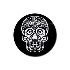 Skull Rubber Coaster (round)  by ImpressiveMoments