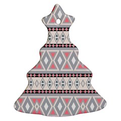 Fancy Tribal Border Pattern Soft Christmas Tree Ornament (2 Sides) by ImpressiveMoments