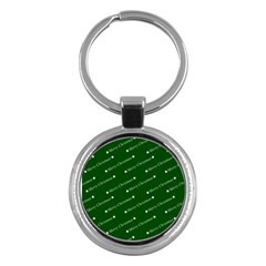 Merry Christmas,text,green Key Chains (round)  by ImpressiveMoments