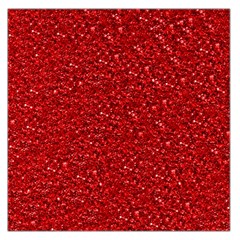 Sparkling Glitter Red Large Satin Scarf (square) by ImpressiveMoments