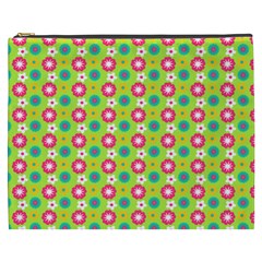 Cute Floral Pattern Cosmetic Bag (xxxl)  by GardenOfOphir