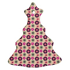 Cute Floral Pattern Ornament (christmas Tree) by GardenOfOphir