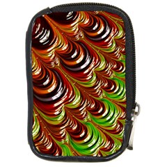 Special Fractal 31 Green,brown Compact Camera Cases by ImpressiveMoments