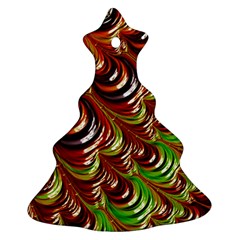 Special Fractal 31 Green,brown Ornament (christmas Tree) by ImpressiveMoments