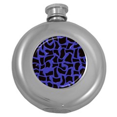Purple Holes Hip Flask (5 Oz) by LalyLauraFLM