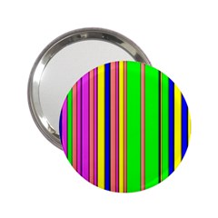 Hot Stripes Rainbow 2 25  Handbag Mirrors by ImpressiveMoments