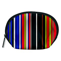 Hot Stripes Red Blue Accessory Pouches (medium)  by ImpressiveMoments