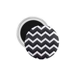 Chevron Dark Gray 1 75  Magnets by ImpressiveMoments