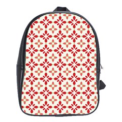 Cute Seamless Tile Pattern Gifts School Bags(large)  by GardenOfOphir