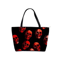 Skulls Red Shoulder Handbags by ImpressiveMoments