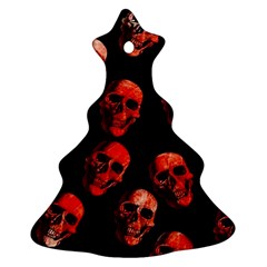 Skulls Red Ornament (christmas Tree) by ImpressiveMoments