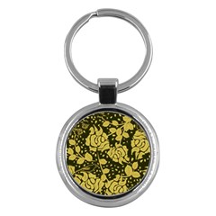 Floral Wallpaper Forest Key Chains (round)  by ImpressiveMoments