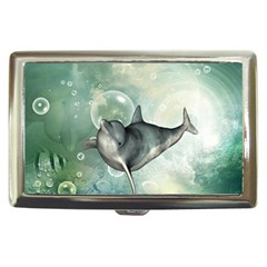 Funny Dswimming Dolphin Cigarette Money Cases