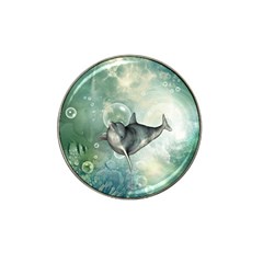 Funny Dswimming Dolphin Hat Clip Ball Marker (4 Pack) by FantasyWorld7