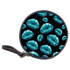 Turquoise Sassy Lips  Classic 20-cd Wallets