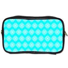Abstract Knot Geometric Tile Pattern Toiletries Bags 2-side by GardenOfOphir