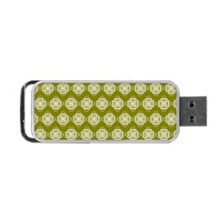 Abstract Knot Geometric Tile Pattern Portable Usb Flash (two Sides) by GardenOfOphir