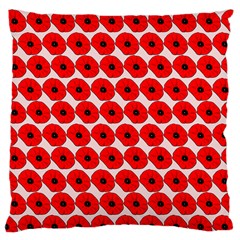 Red Peony Flower Pattern Standard Flano Cushion Cases (two Sides)  by GardenOfOphir