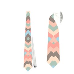 Trendy Chic Modern Chevron Pattern Neckties (one Side)  by GardenOfOphir