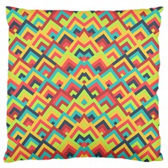 Trendy Chic Modern Chevron Pattern Large Cushion Cases (one Side)  by GardenOfOphir