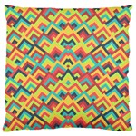 Trendy Chic Modern Chevron Pattern Large Cushion Cases (Two Sides) 