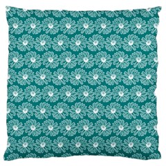 Gerbera Daisy Vector Tile Pattern Large Flano Cushion Cases (one Side)  by GardenOfOphir